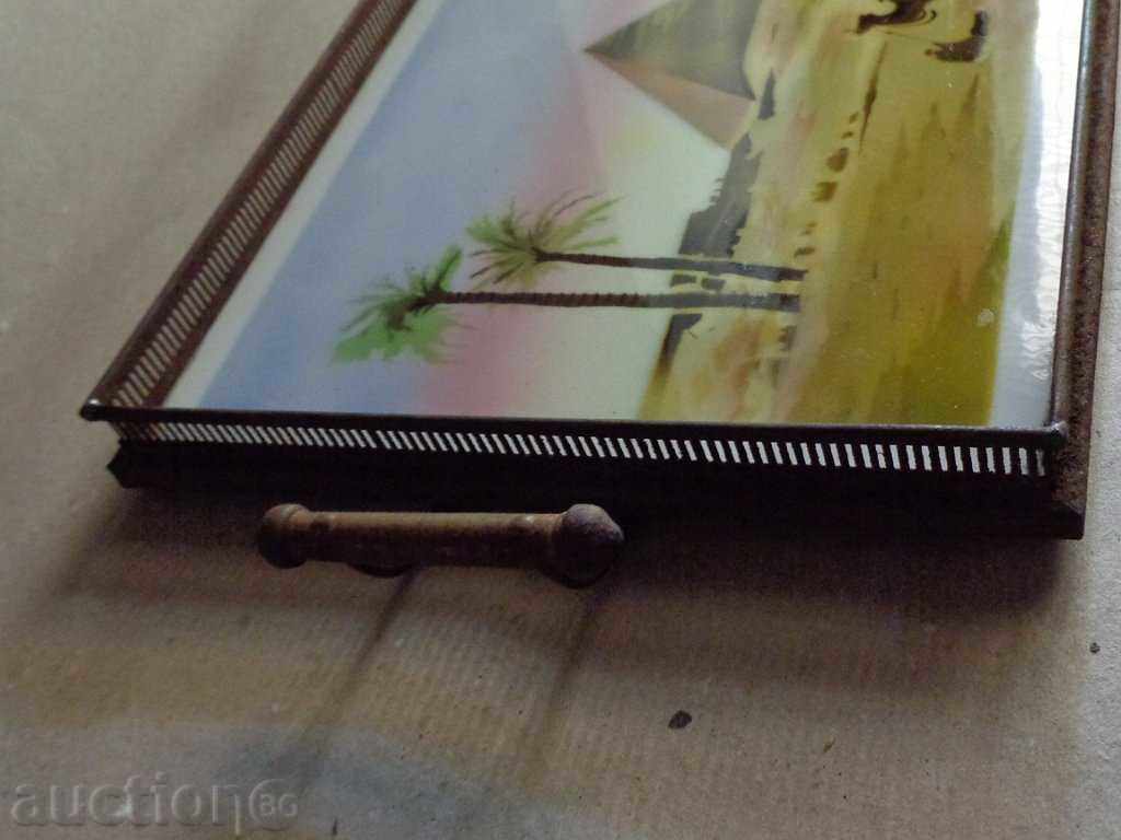 Licitație platou veche de porțelan Licitație platou veche de porțelan