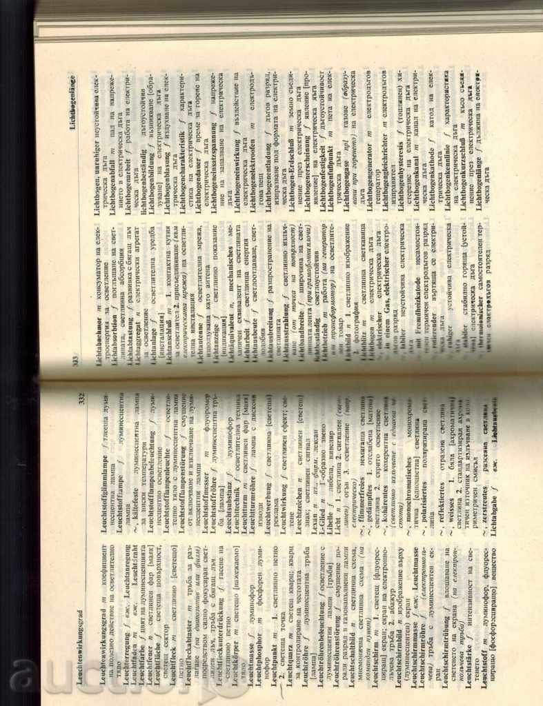 Delivery of GERMAN-BULGARIAN ELECTRO-TECHNICAL GLOSSARY - A. PISAREV