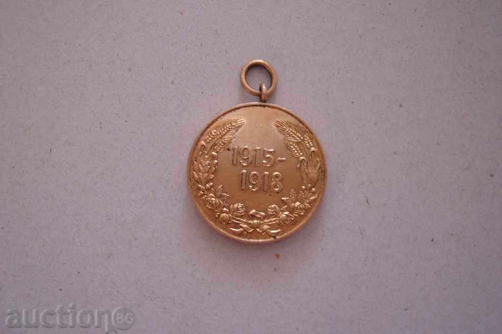 Delivery of Medal for participation in the First World War 1915-1918