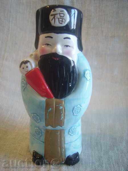 I sell a porcelain figure to a priest with price 25.00 BGN | € 12.78