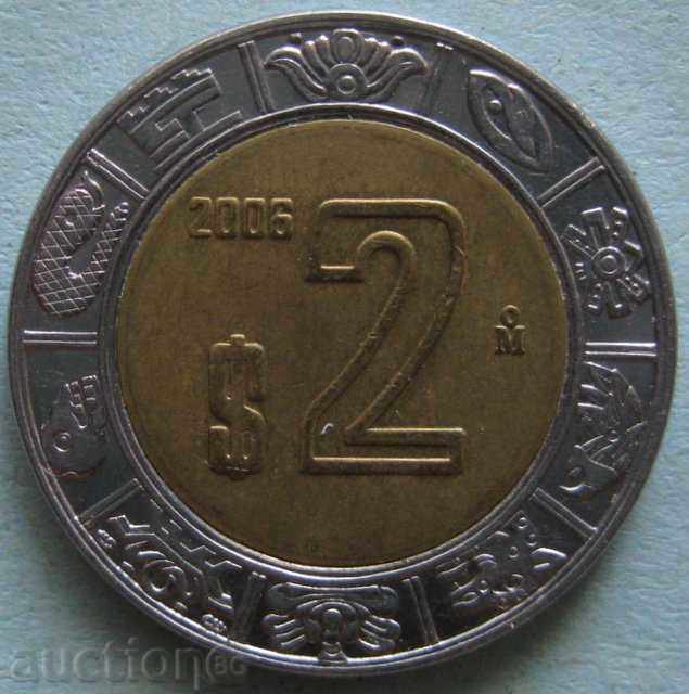 2 peso 2006г. - Mexico