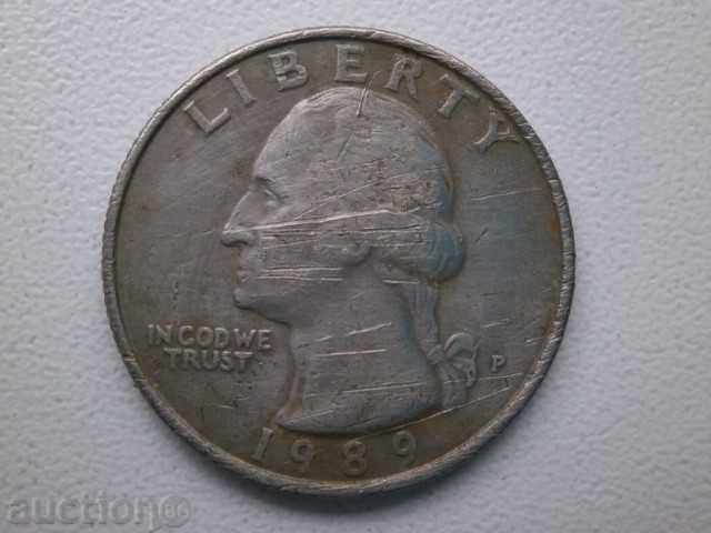 Auction Fourth Dollar-US, 1989, 12L Auction Fourth Dollar-US, 1989, 12L