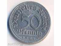 Germania 50 pfenigi 1921