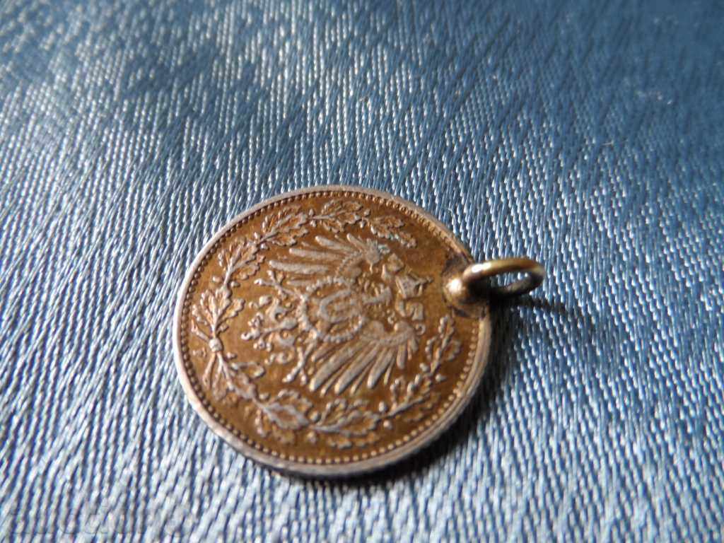 GERMANIA 1/2 marka 1915 F - silver - 6