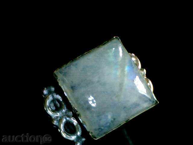* $ * Y * $ * RING WITH NATURAL HONEY STONE * $ * Y * $ * - 6
