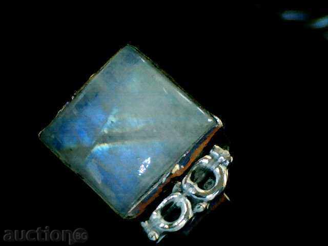 * $ * Υ * $ * ΔΑΧΤΥΛΙΔΙ με φυσική πέτρα MOON * $ * Υ * $ *