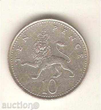 + Great Britain 10 pence 1992