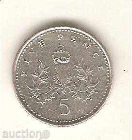 + Great Britain 5 pence 2003