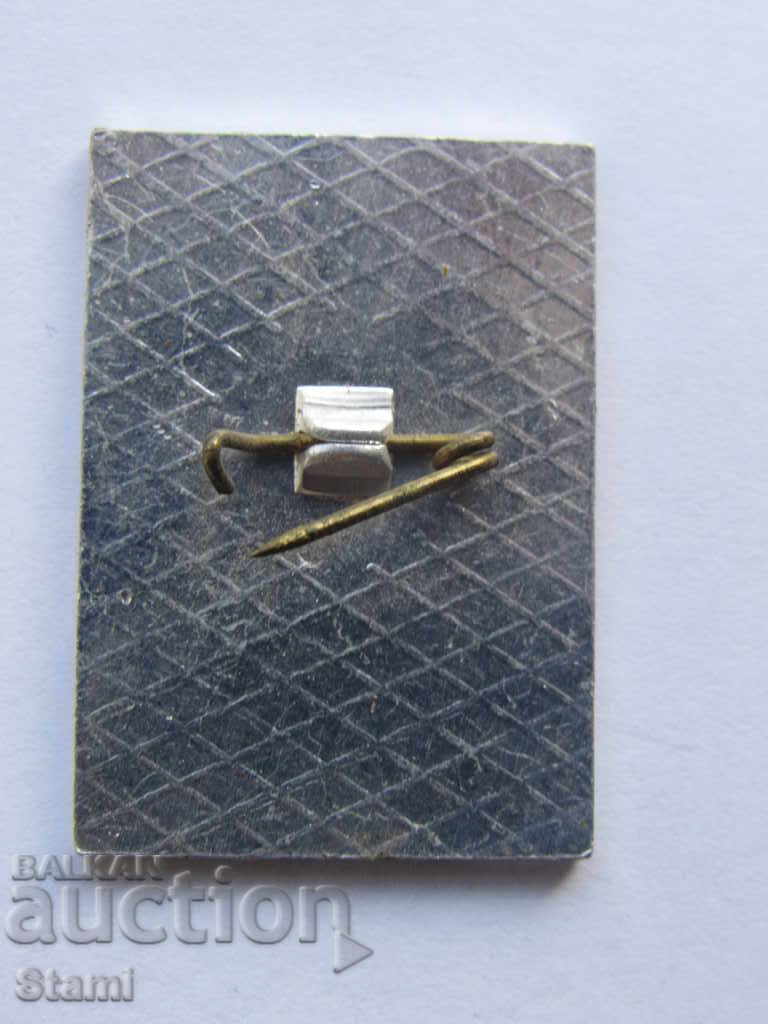 Delivery of Badge 100 years of high school education Razgrad-1878-1978