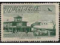 Чиста  марка Самолет 1953 от Либерия