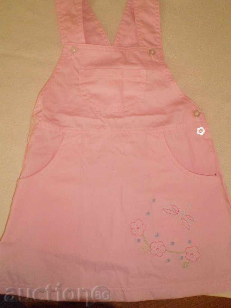 Παιδιά φόρεμα σε ροζ χρώμα για 2-3 year-old κορίτσι, νέα, μέγεθος 2