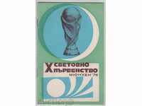 Πρόγραμμα ποδοσφαίρου της Βουλγαρίας στο Παγκόσμιο Κύπελλο FIFA 1974