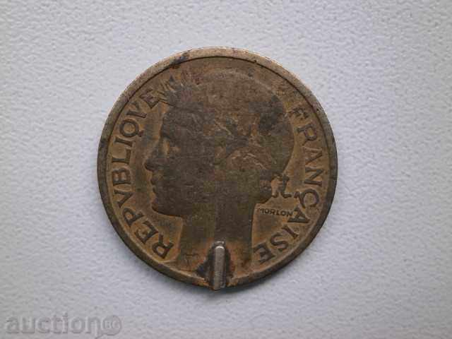 France - 1 franc (defective), 1937 - 30L - 5 France - 1 franc (defective), 1937 - 30L - 5