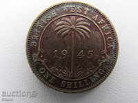 1 shilling-British West Africa-series, 1945- 148 D
