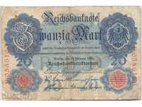 Germany 20 marks 1914 year