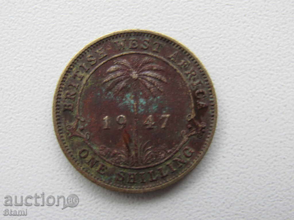 1 shilling - British West Africa, series, 1947 - 155 D