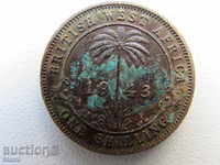 1 shilling - British West Africa, series, 1943 - 128D