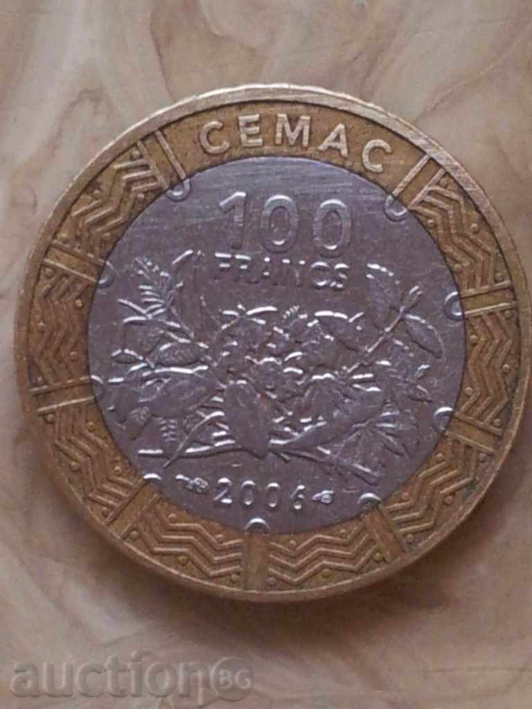 West African States - 100 francs, 2006 (bimetal) -127 with price 5.00 BGN | € 2.56