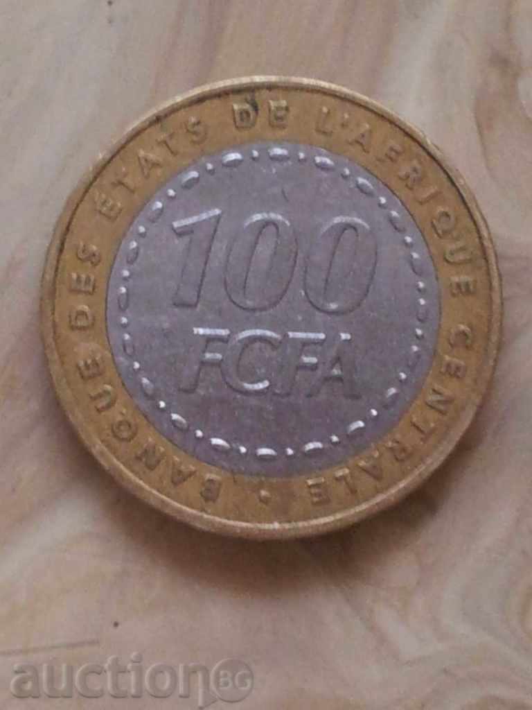 West African States - 100 francs, 2006 (bimetal) -127