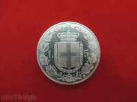 5 Lire 1879 R Italy - Replica -