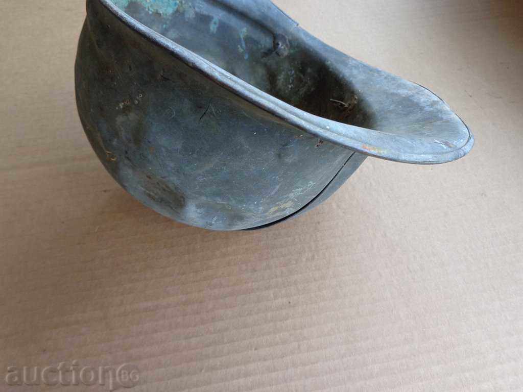 Brass fire helmet - 5