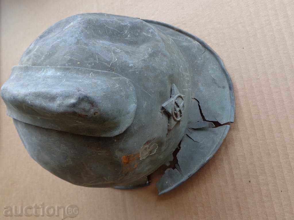 Brass fire helmet - 6