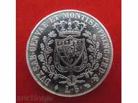 5 Lire 1821 L Italy - Replica -