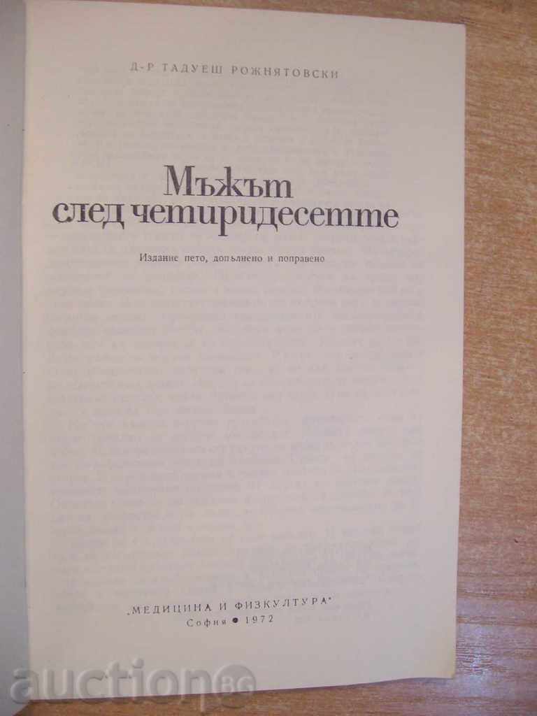 The book "The Man After Forty - T. Rozhnitowski" - 124 pp. with price 4.00 BGN | € 2.05