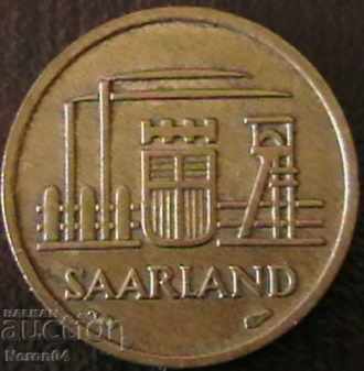 Delivery of 10 Franc 1954, Saarland