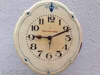 Wall clock without a chime