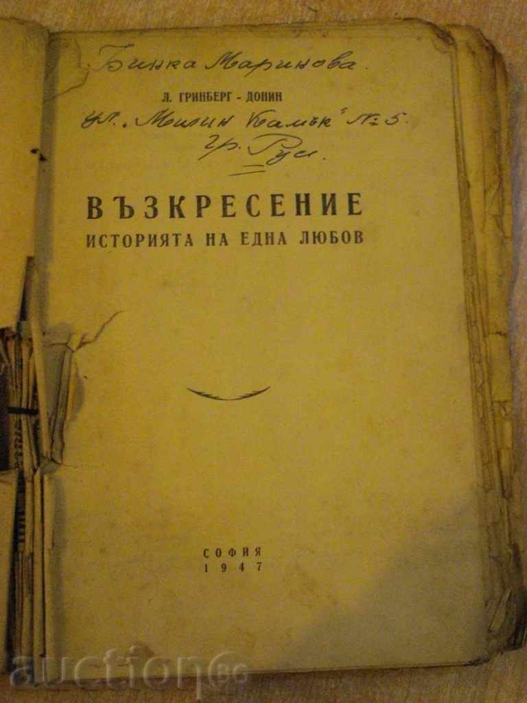 The Book "The Resurrection of a Love-L.Grinberg" -170 p. with price 3.00 BGN | € 1.53 The Book "The Resurrection of a Love-L.Grinberg" -170 p. with price 3.00 BGN | € 1.53
