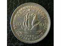 10 cenți 1965 de Est Caraibe