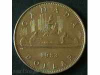 1 dollar 1982, Canada