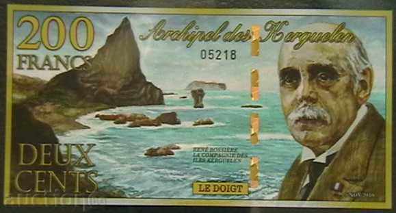 200 franci 2010 arhipelagul Kerguelen