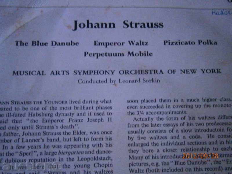 Delivery of STRAUS - STRAUSS - small plate - OCTAVE RECORD - ENGLAND Delivery of STRAUS - STRAUSS - small plate - OCTAVE RECORD - ENGLAND