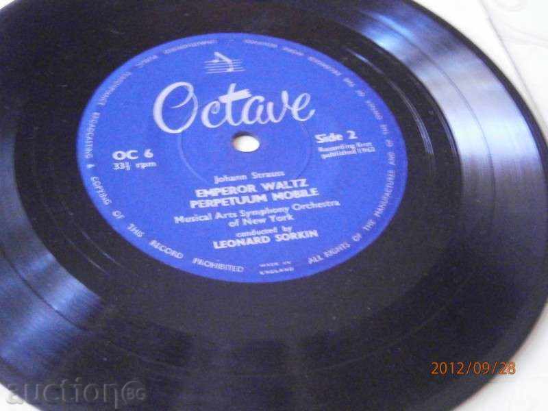 STRAUS - STRAUSS - small plate - OCTAVE RECORD - ENGLAND - 5 STRAUS - STRAUSS - small plate - OCTAVE RECORD - ENGLAND - 5