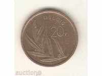 +Белгия  20  франка  1980 г.  холандска  легенда