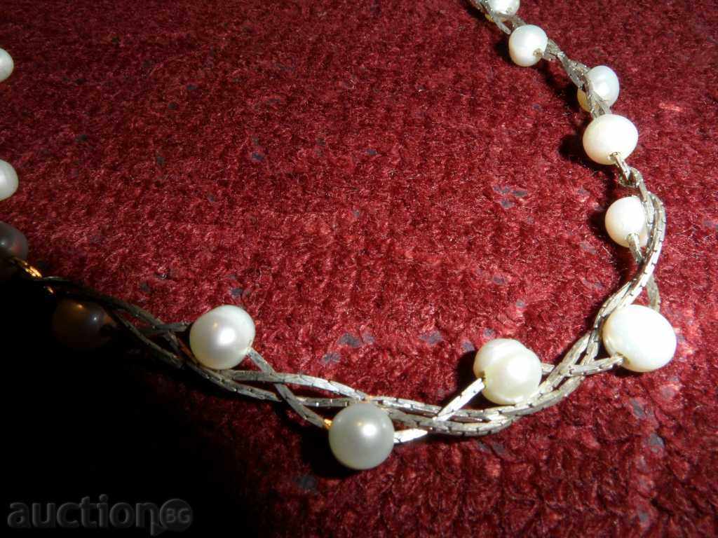 COLOR with natural pearls 3 rows with price 16.99 BGN | € 8.69 COLOR with natural pearls 3 rows with price 16.99 BGN | € 8.69