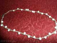 COLOR with natural pearls 3 rows