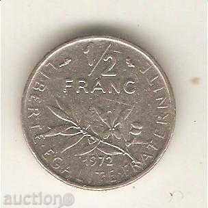 + Γαλλία 1/2 Φράγκο 1972