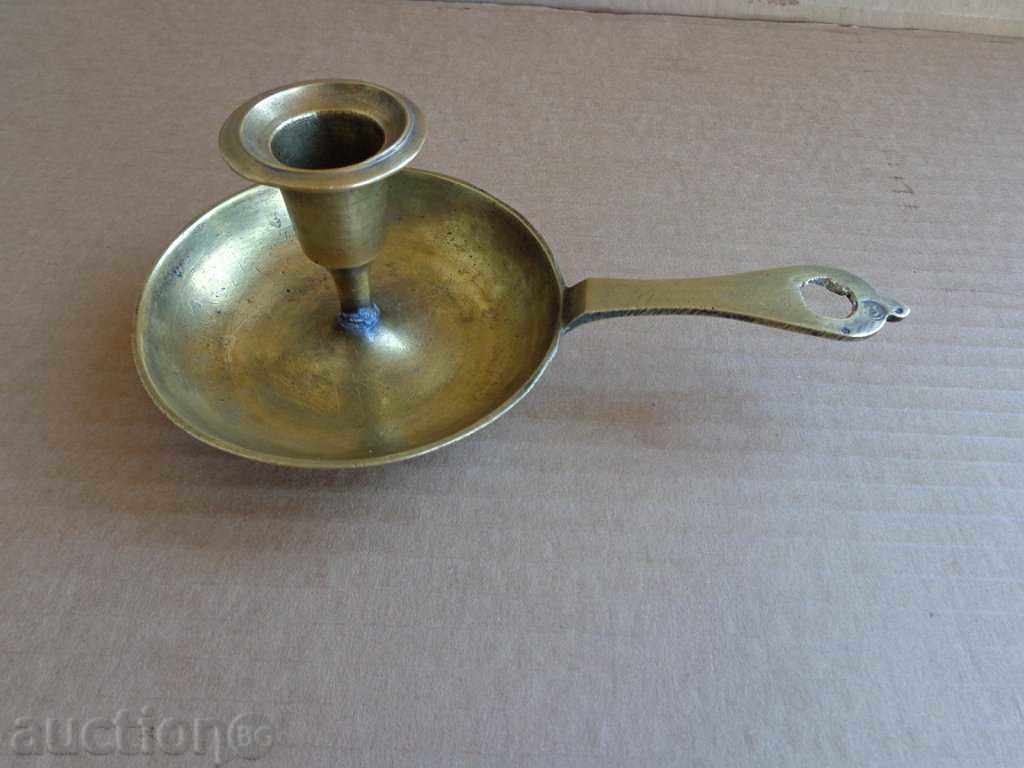 Ottoman candlestick, lamp - 70's of the 19th century with price 59.00 BGN | € 30.17 Ottoman candlestick, lamp - 70's of the 19th century with price 59.00 BGN | € 30.17