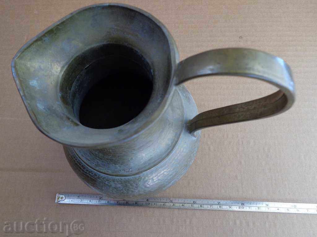 Old bronze jug, teapot, hibiscus, chum with price 69.00 BGN | € 35.28 Old bronze jug, teapot, hibiscus, chum with price 69.00 BGN | € 35.28