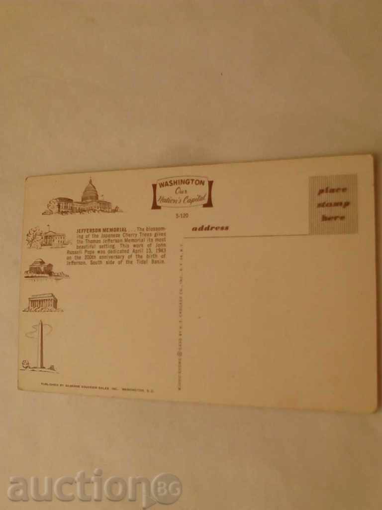 Postcard Jefferson Memorial Washington with price 0.55 BGN | € 0.28 Postcard Jefferson Memorial Washington with price 0.55 BGN | € 0.28