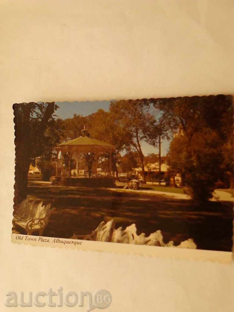 Postcard Albuquerque, New Mexico Old Town Plaza 2