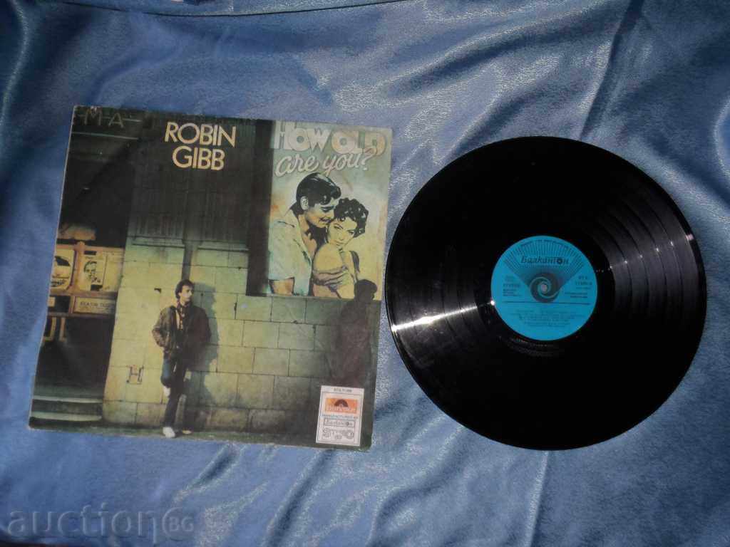 ROBIN GIBB - big record with price 3.00 BGN | € 1.53 ROBIN GIBB - big record with price 3.00 BGN | € 1.53