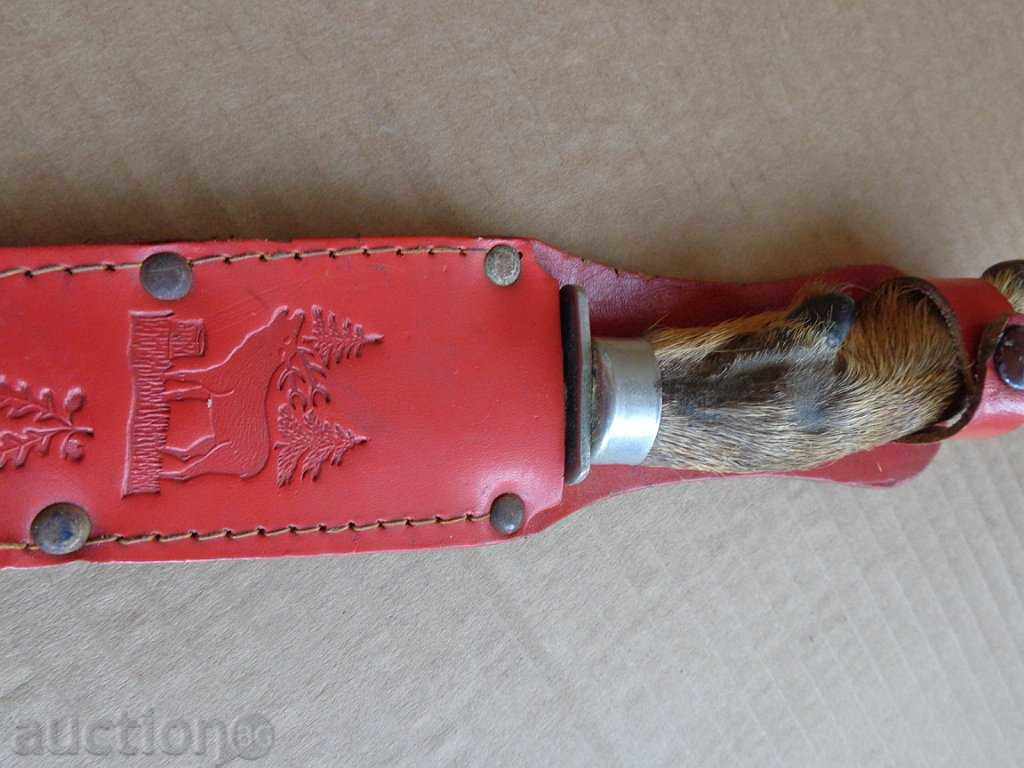 Ловен нож с трофей, сувенир, кама - 6