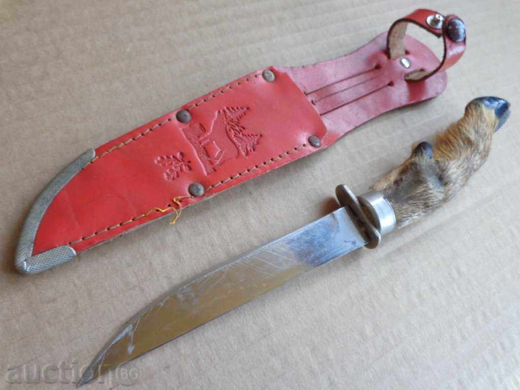 Ловен нож с трофей, сувенир, кама