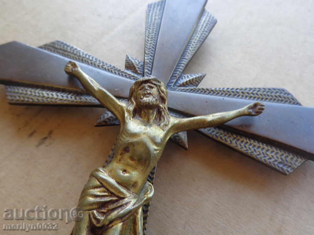 Cross with a bronze icon, bible, gospel, religion - 5 Cross with a bronze icon, bible, gospel, religion - 5