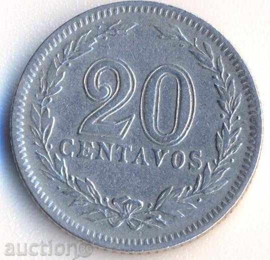 Аржентина 20 сентавос 1923 година