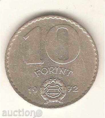 + Ungaria 10 forinti 1972